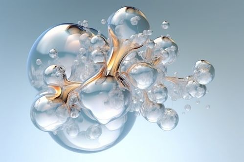 科學技術醫美液體泡泡分子攝影圖 攝影圖